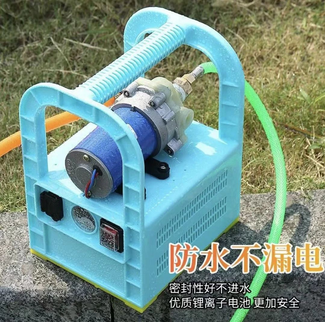 智能三缸泵关枪停机充电用插三轮车用 果树打药 滴灌打药.洗车