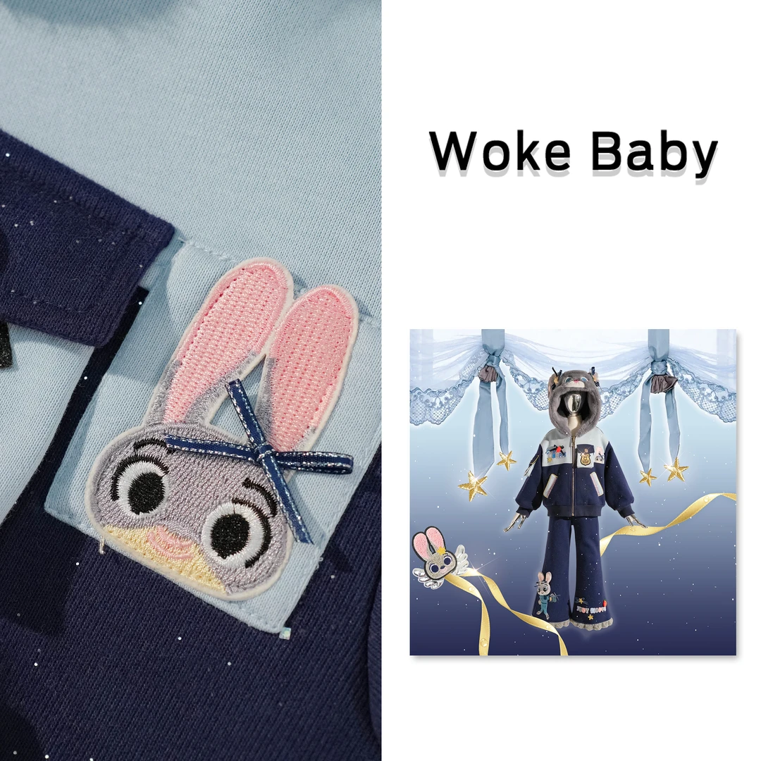 女童秋冬加绒加厚上衣外套汉服裤子 V10114