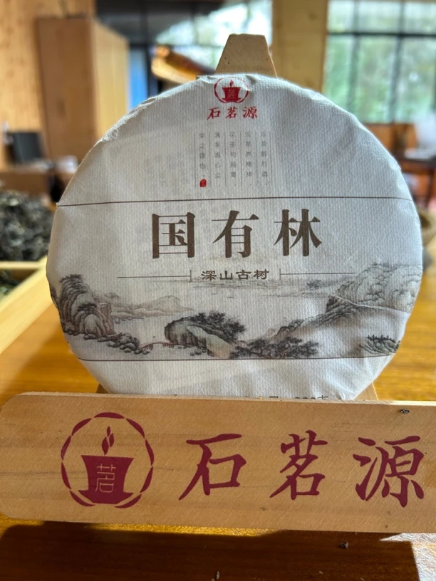 石茗源2023年某有林古树生茶200克饼