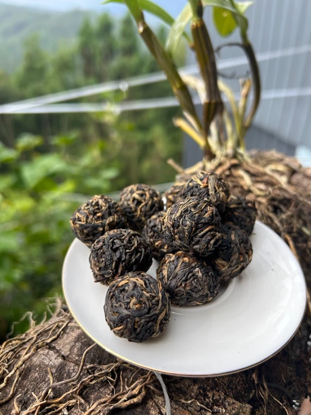 石茗源24年古树红茶龙珠