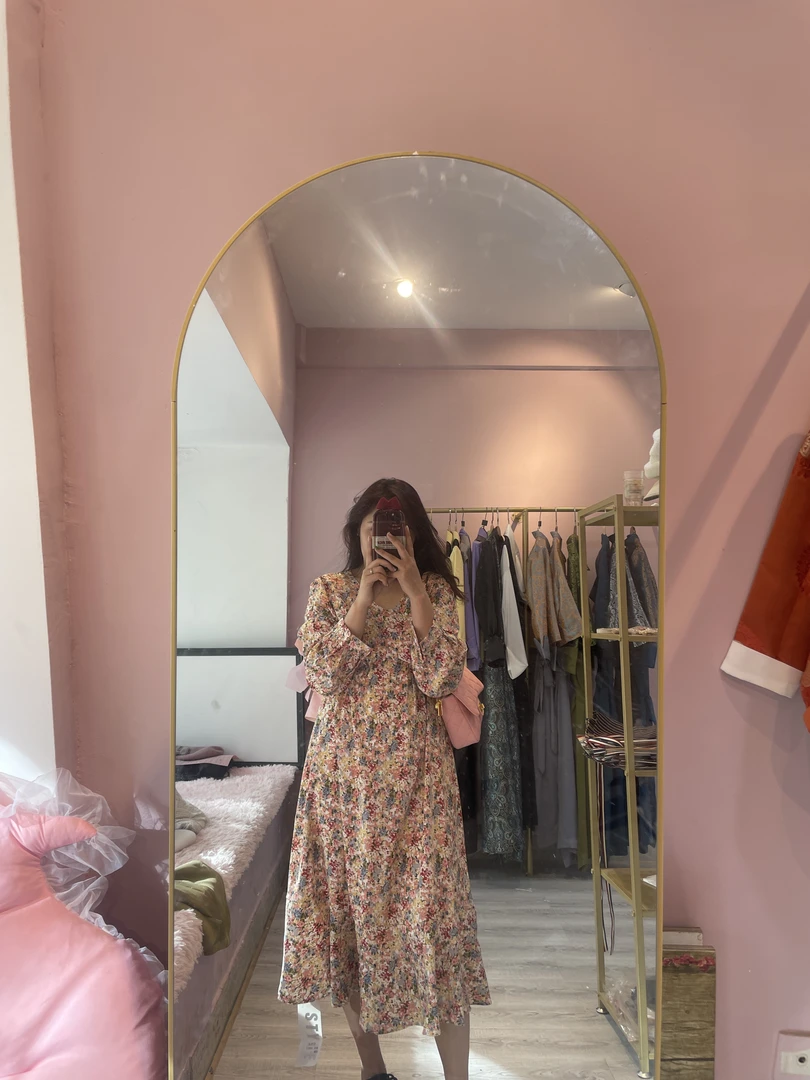 西装外套➕碎花长裙