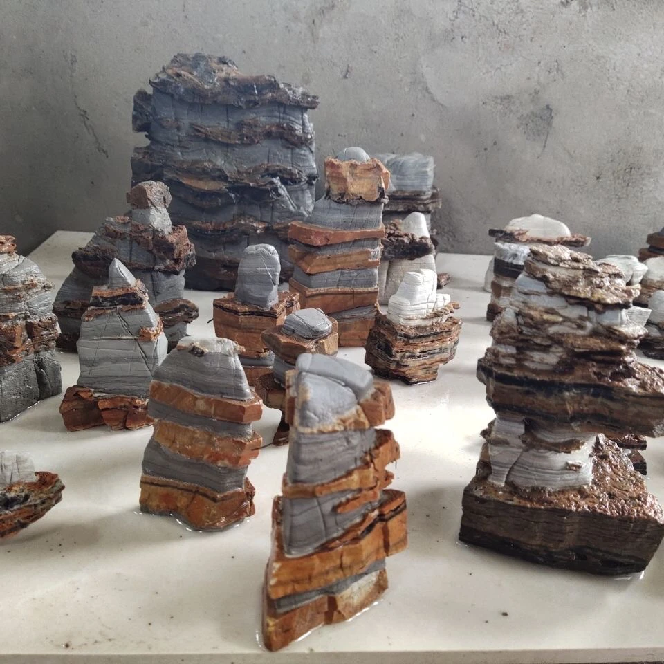 太行奇石盆景，鱼缸花卉造景，图片仅供参考，以直播间拍图为准。