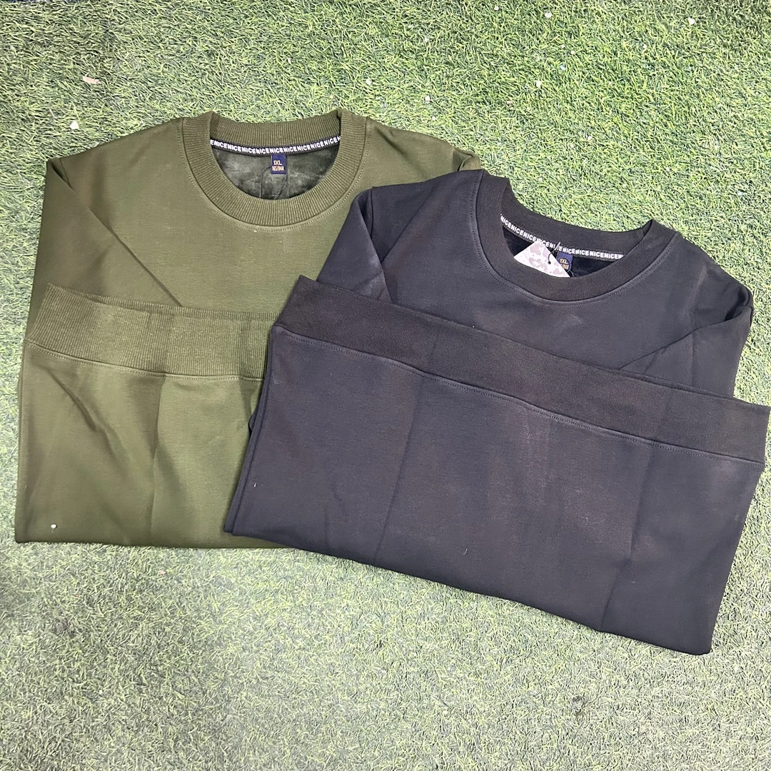 圆领卫衣男士加绒单上衣男士