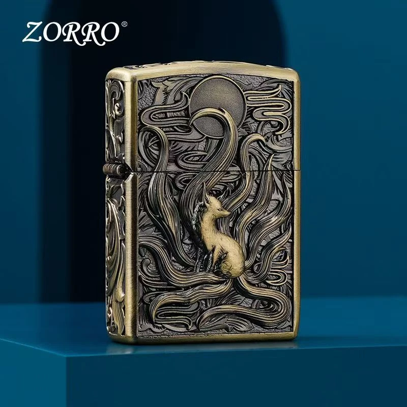 ZORRO青铜小九尾煤油打火机