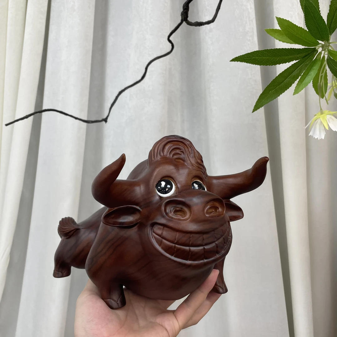 森活林实木（牛）创意摆件