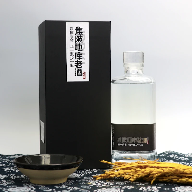 JIAO PO/焦陂地库老酒2005年浓香型白酒58度500ml*4瓶*2箱58度500