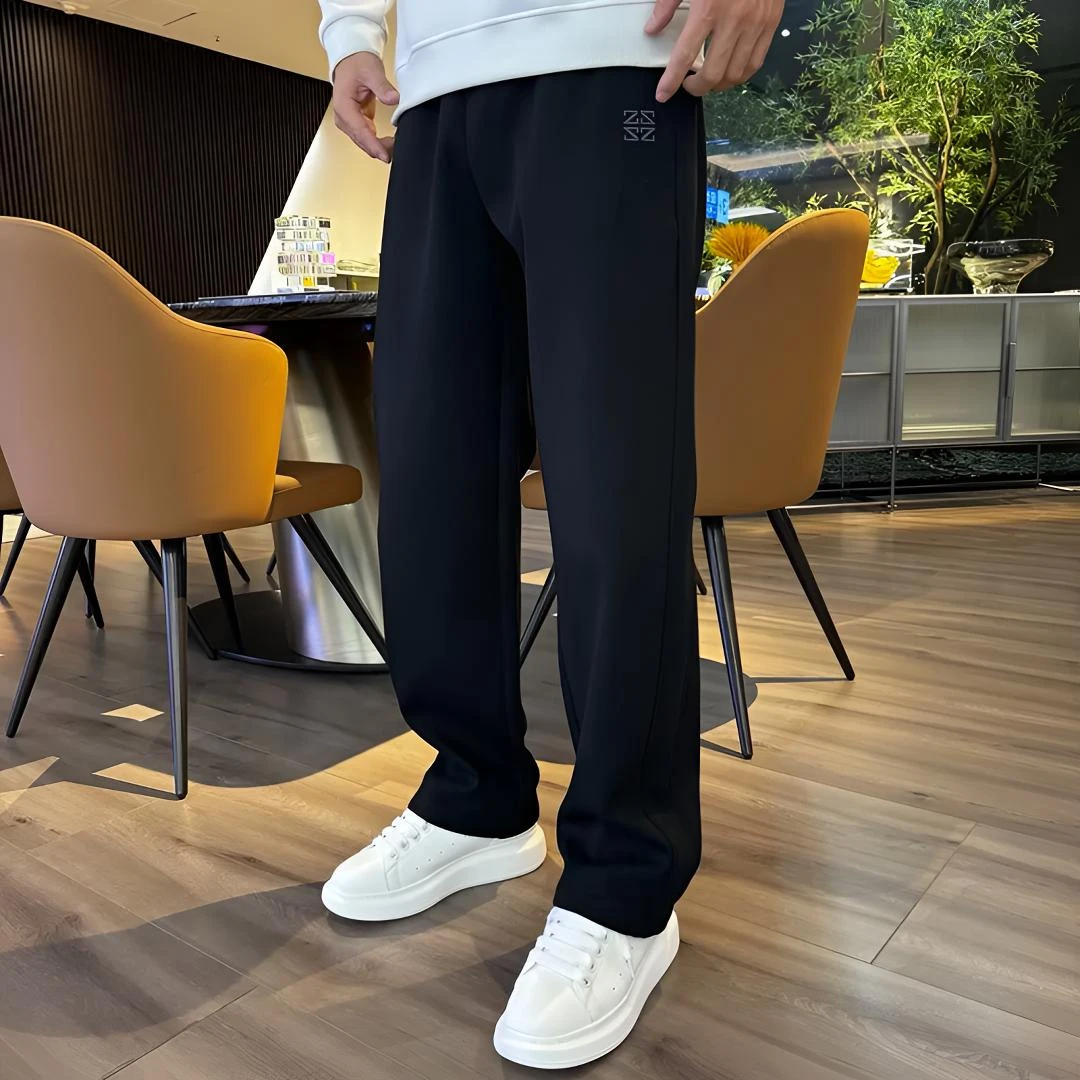 1019春季新款男士休闲运动卫裤潮流百搭直筒裤百搭时尚