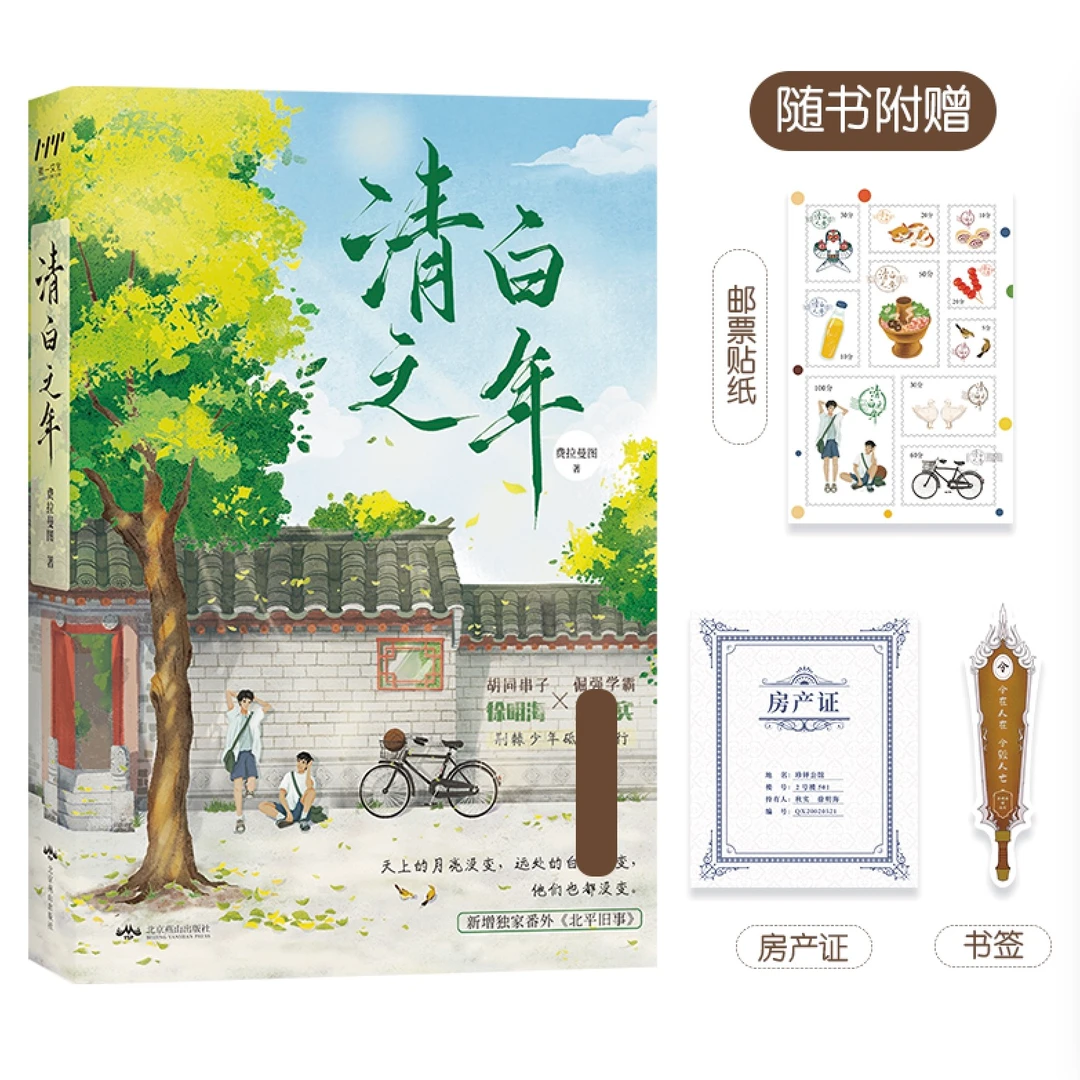 清白之年长佩作者费拉曼图力作青春小说少年时光小说