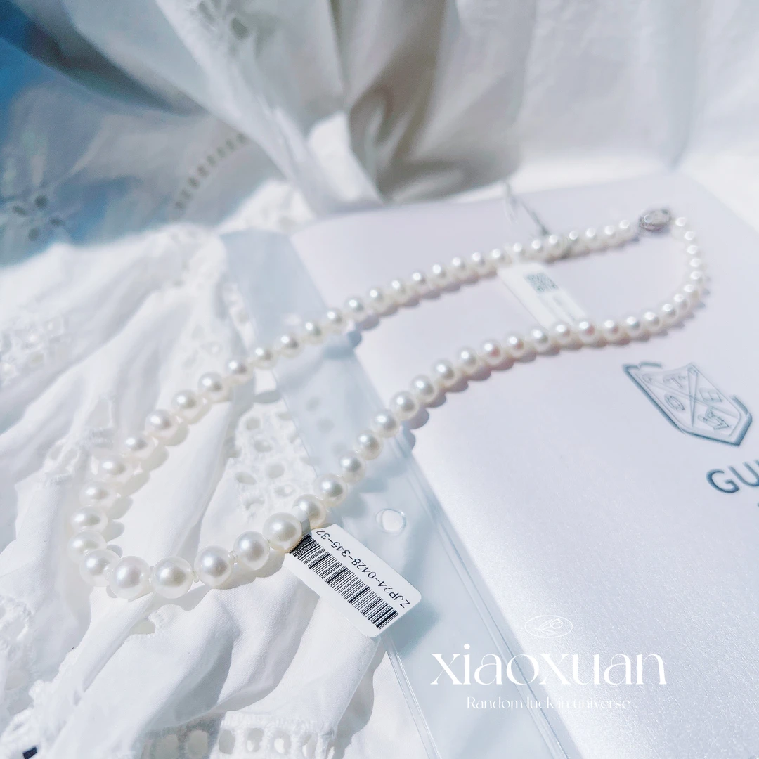 【小宣】白月光珍珠项链7-8mm/S925