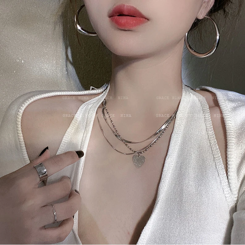 金属冷淡风大耳圈耳环2025年新款潮耳钉女夏夸张大气耳饰简约百搭