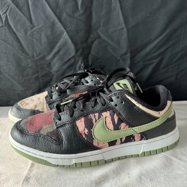 42码|Nike dunk 不对称鸳鸯 九新以上 迷彩 防滑耐磨 假一赔四