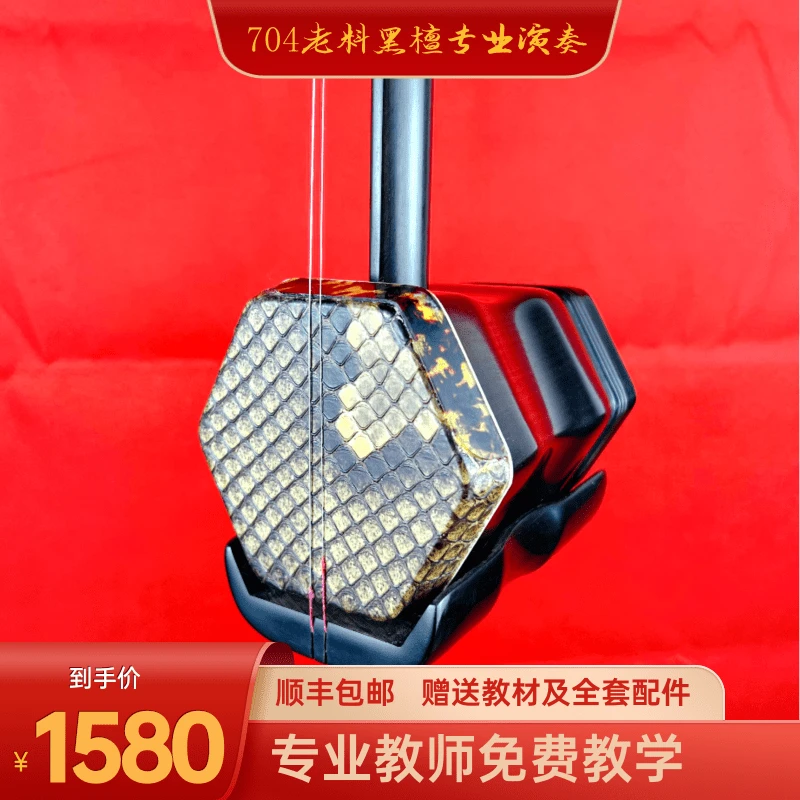 704黑檀专业精品二胡中高档二胡初学者