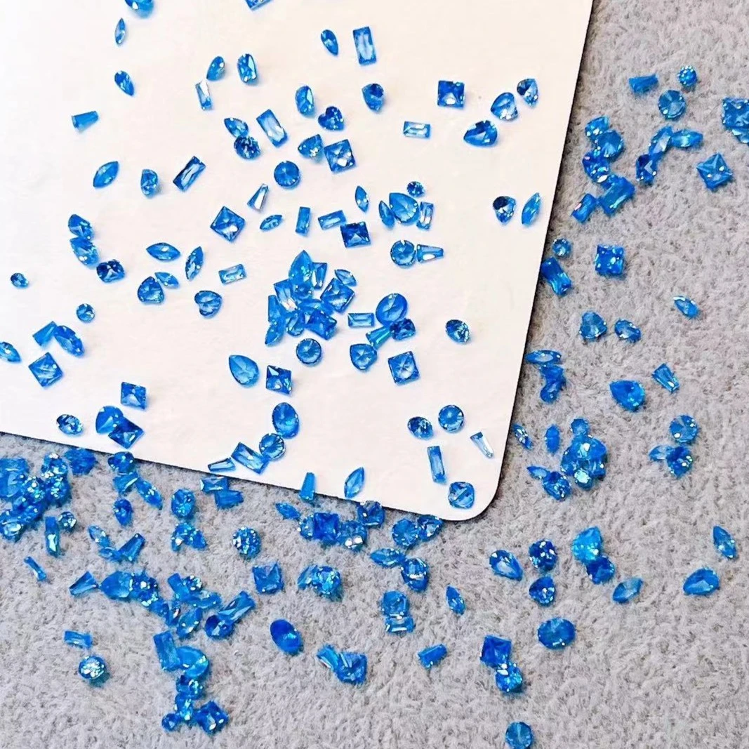 5A 贵彩锆石 梧州料精品锆石 尖底异形美甲钻  仙气指尖美甲锆石