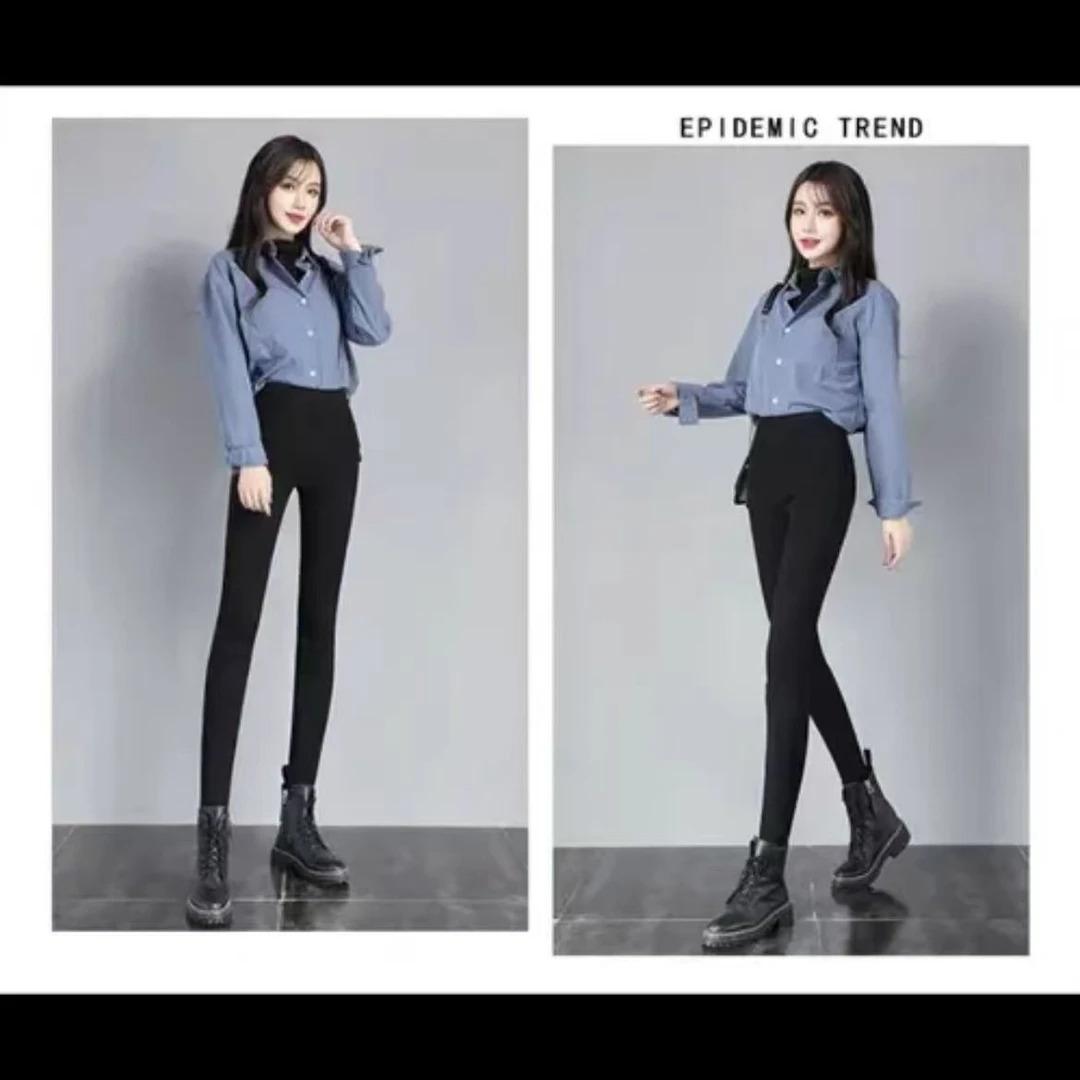 加绒百搭显瘦小黑裤950