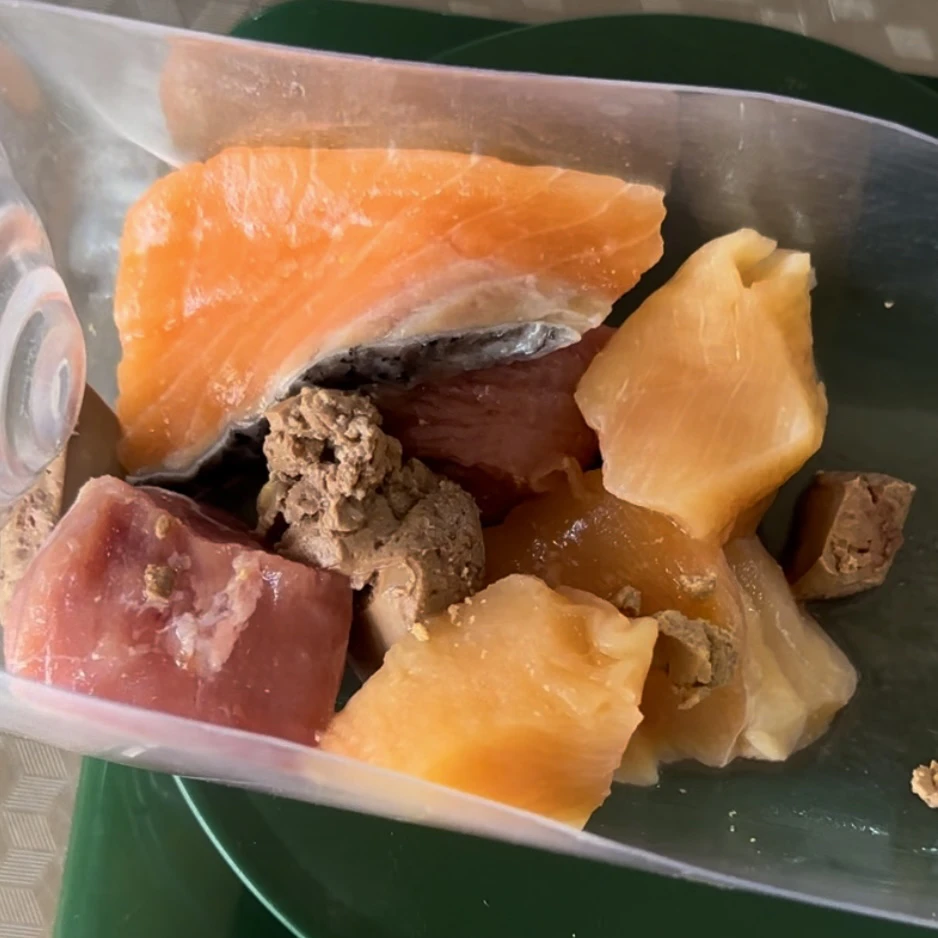 三文鱼鸡鸭肝汤包宠物零食