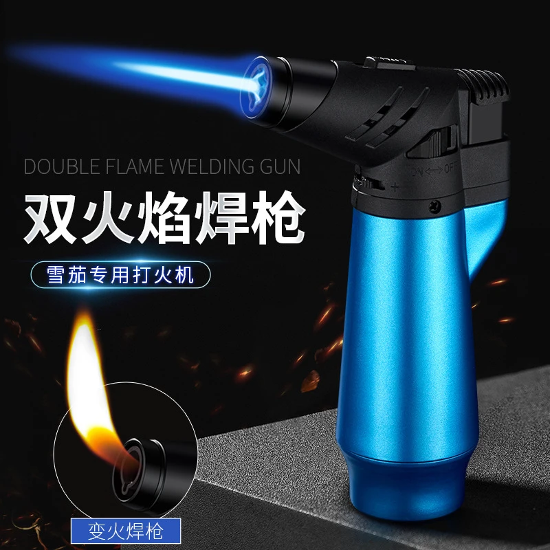【福利-1个】微型焊枪多功能烘焙点雪茄艾灸烧烤户外充气点火打火机