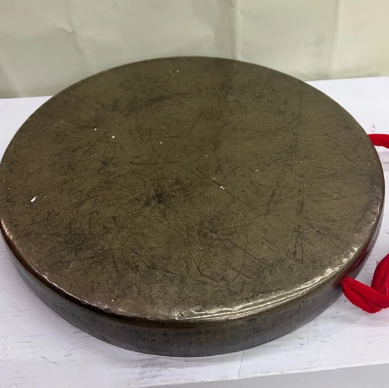 代泉兴青铜高边锣手工大锣平面高边锣全套老式大音量铜锣