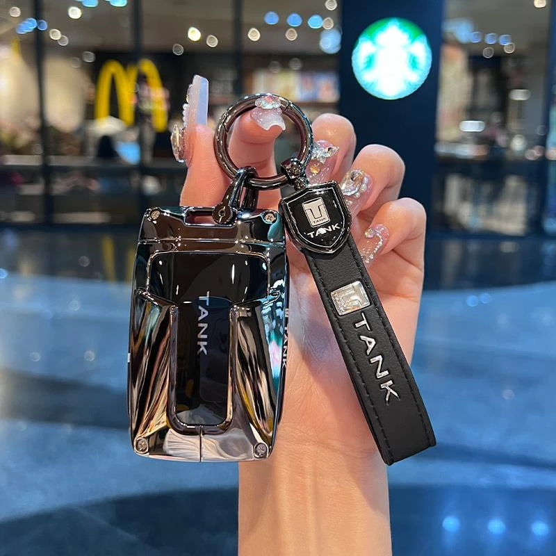 专用新款坦克300钥匙套400车500hi4t车500改装男士壳专用24款三百