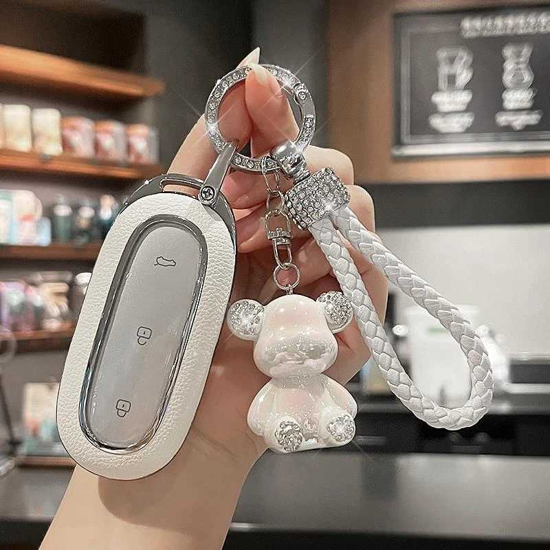 理想钥匙套 理想2023款L8 L7 L9 MAX汽车钥匙壳扣高档男女款专用