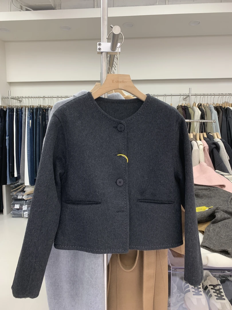 【MY LIFE】        羊毛小香风高级感短款大衣             12MY58