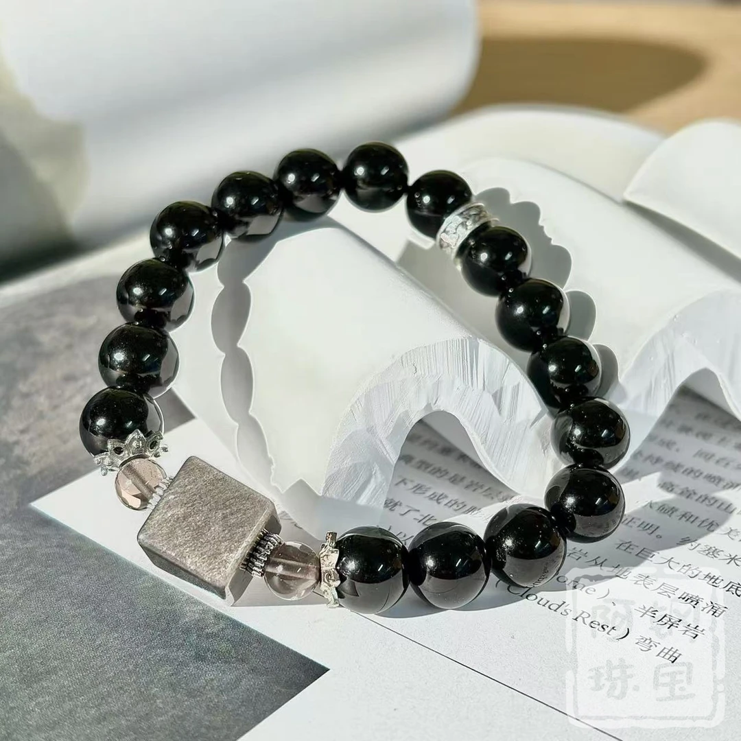 【福利】方糖黑曜石手串避挡防手串多样性发其一 YS703