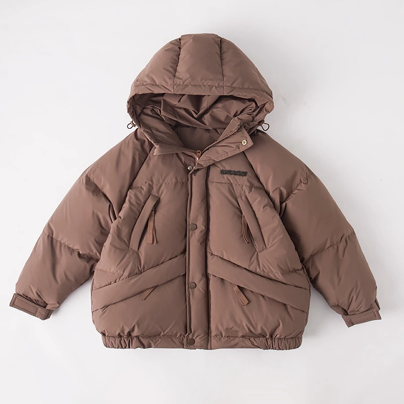 吴小越w283男童羽绒服新款加厚冬季炸街洋气韩系儿童白鸭绒外套