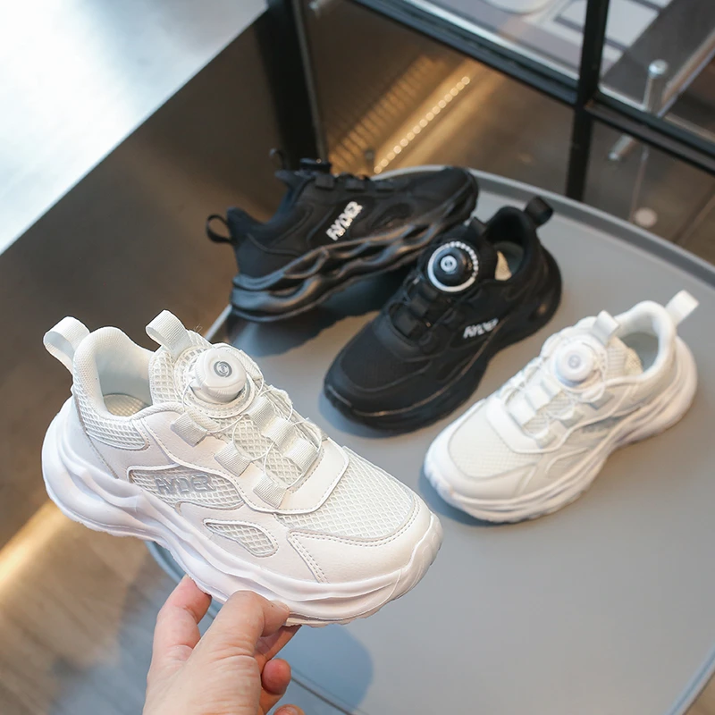 【轻跑鞋】莱德队长运动鞋2024秋季新款轻跑鞋儿童小白鞋男童小黑鞋