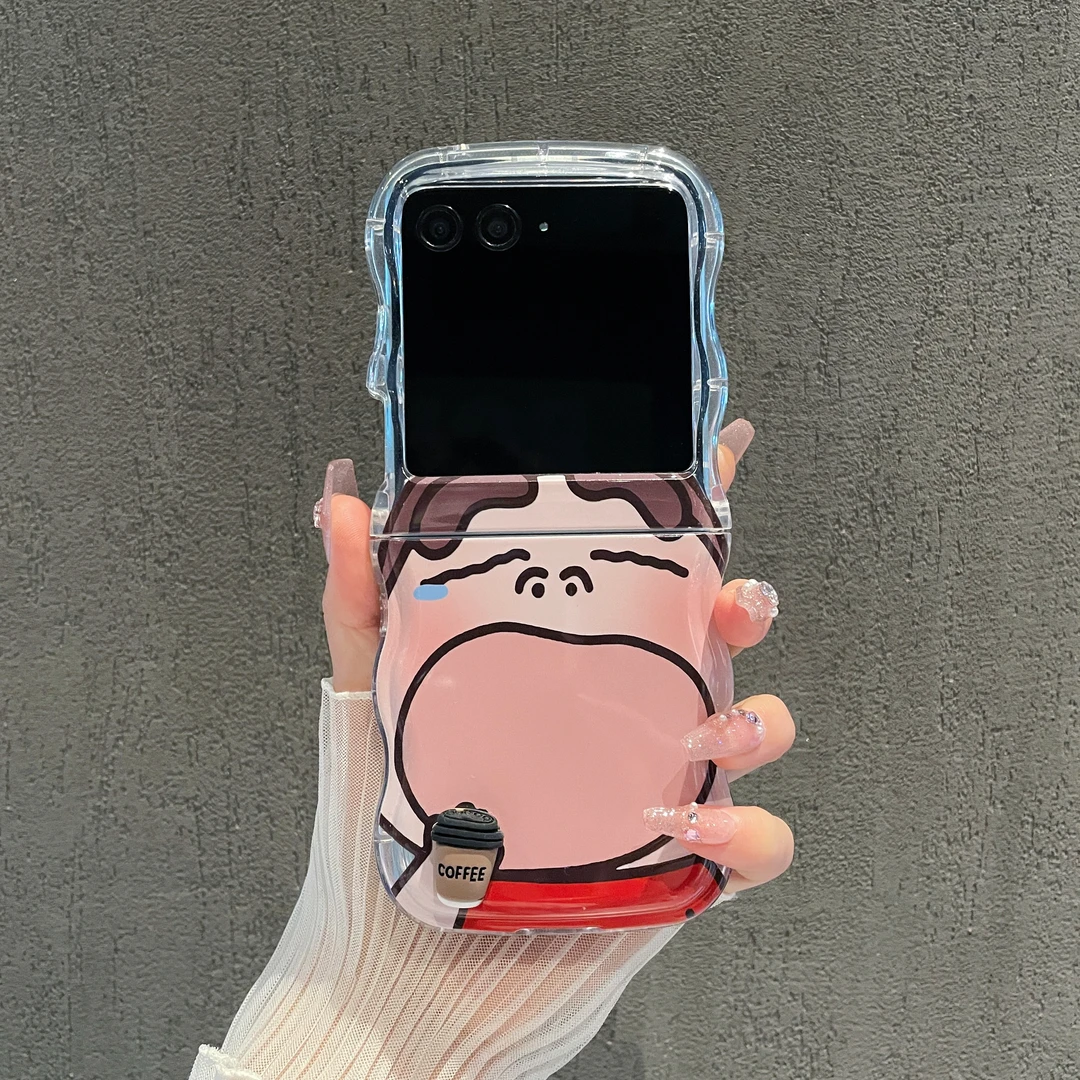 波浪折叠适用于摩托罗拉MOTORAZR40ULTRA手机壳女款razr40ultra套