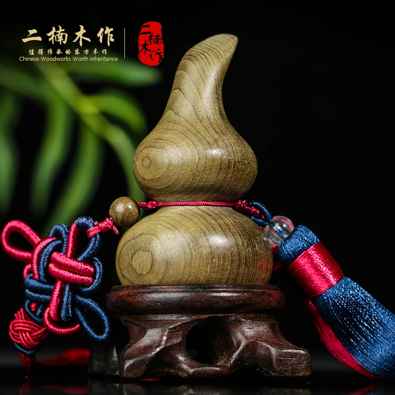 【龙妹专属】阴沉木【福禄】葫芦车挂把件