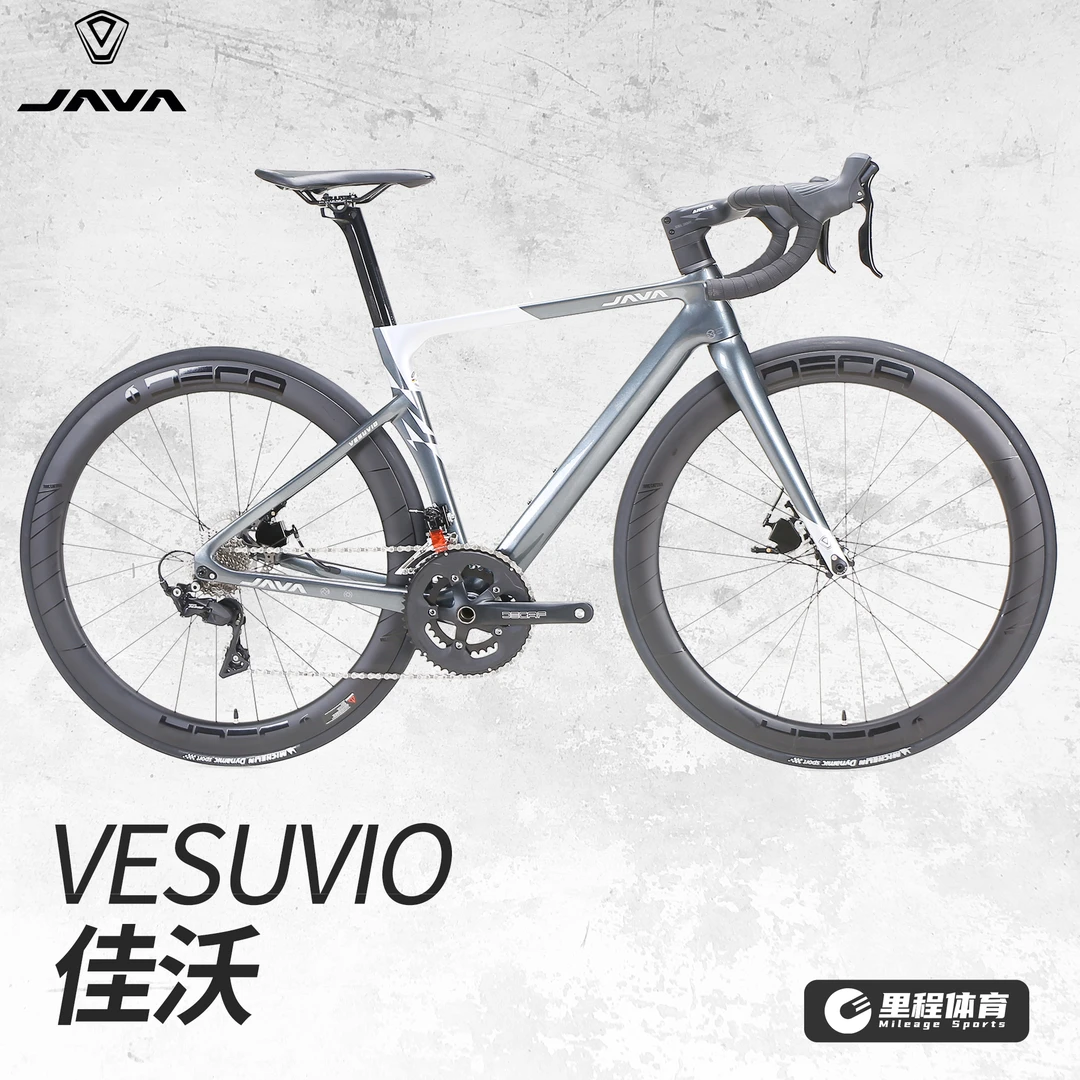 JAVA/佳沃VESUVIO维苏威碳纤维油碟刹24速变速弯把公路车超轻车架