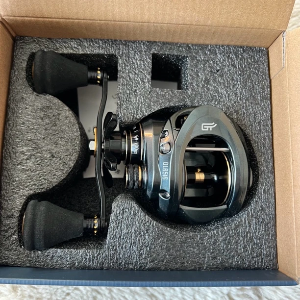 (新款 打黑轮)宽体大容量全金属（15公斤)巨物水滴轮打黑远投出海