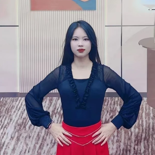 欢舞阁气质女士灯笼袖摩登双人舞交际舞广场舞时尚长袖舞衣A0597