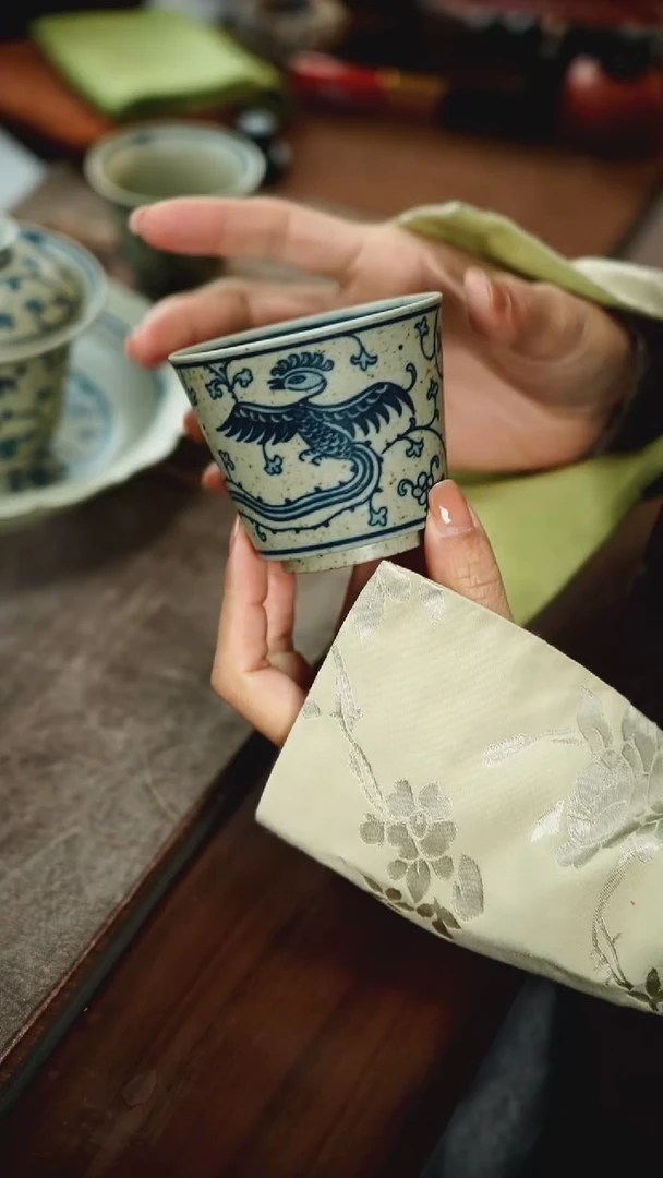 【闪购商品】一闲凤凰咖啡杯