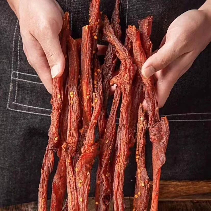 【高品质】手撕鸡肉条风干袋装麻辣五香高蛋白下酒菜劲道营养零食