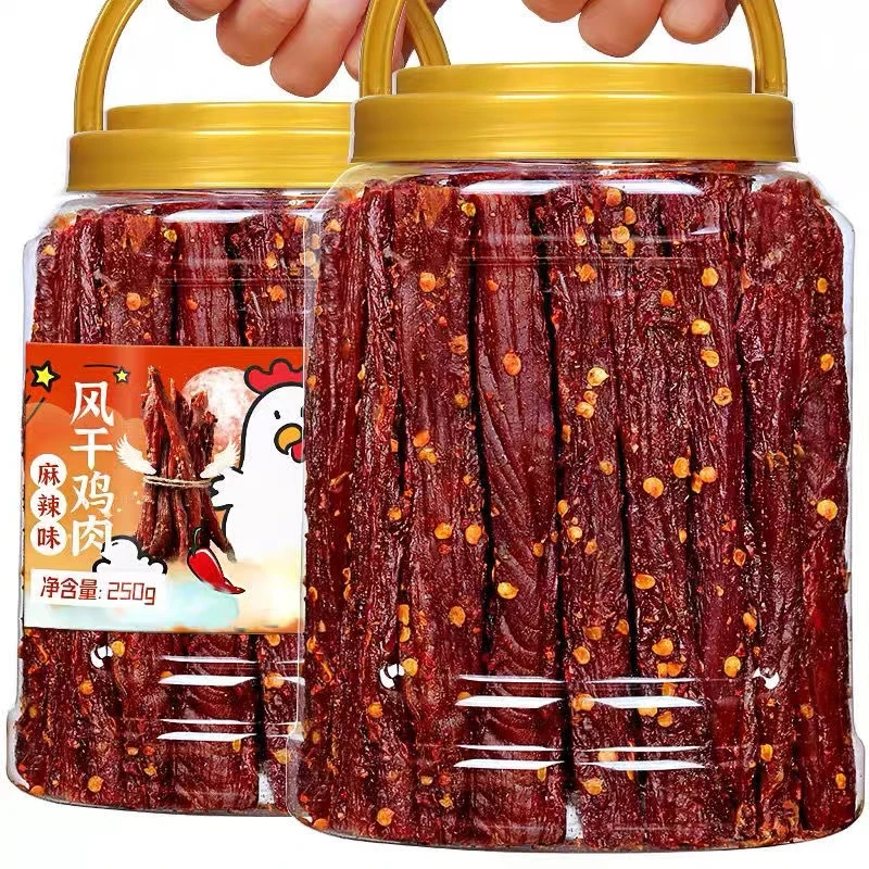 风干鸡肉条麻辣味劲道解馋卡脂耐嚼高蛋白休闲小零食