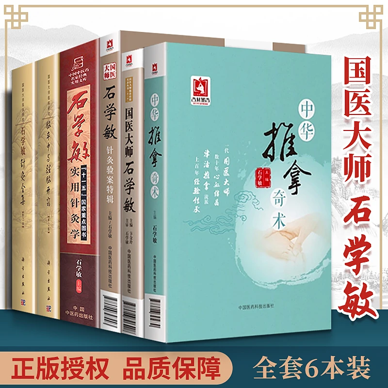 正版 国医大师石学敏6本套 中华推拿奇术石学敏 主编 针灸临床病