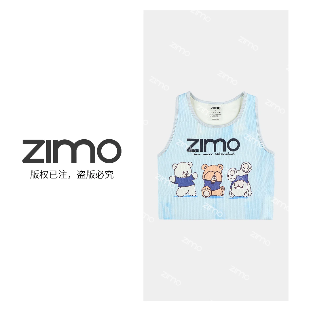 zimo-背心式文胸三只小熊-瑜伽健身瑜伽服健身服