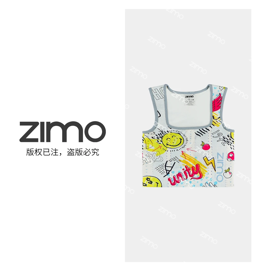 zimo-方领一体杯文胸反派冷酷-新中式瑜伽服健身服