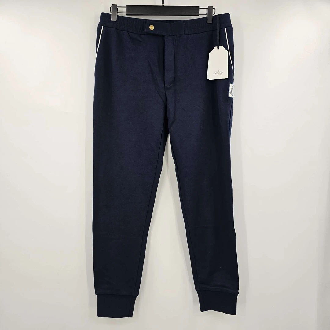Moncler 深蓝色船锚长裤 全新未使用