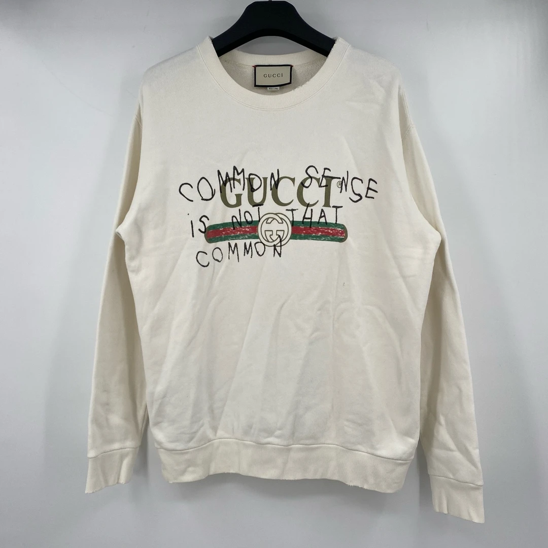 Gucci 涂鸦字母卫衣 95新