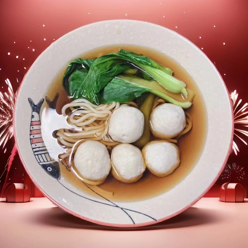 500g*3包福州包心鱼丸福建特产猪肉馅爆汁鱼丸火锅食材顺丰发货