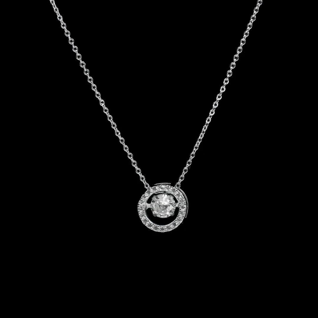 KISS MAX S925银轻奢圆形轻奢高级感项链（11528）