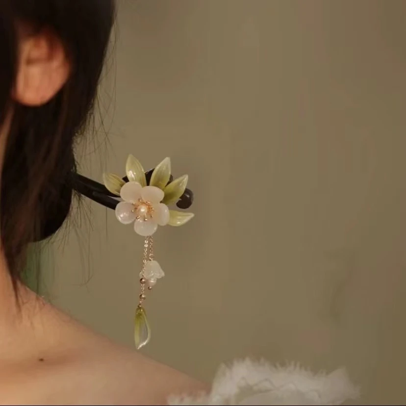 禾木幽兰发簪一只