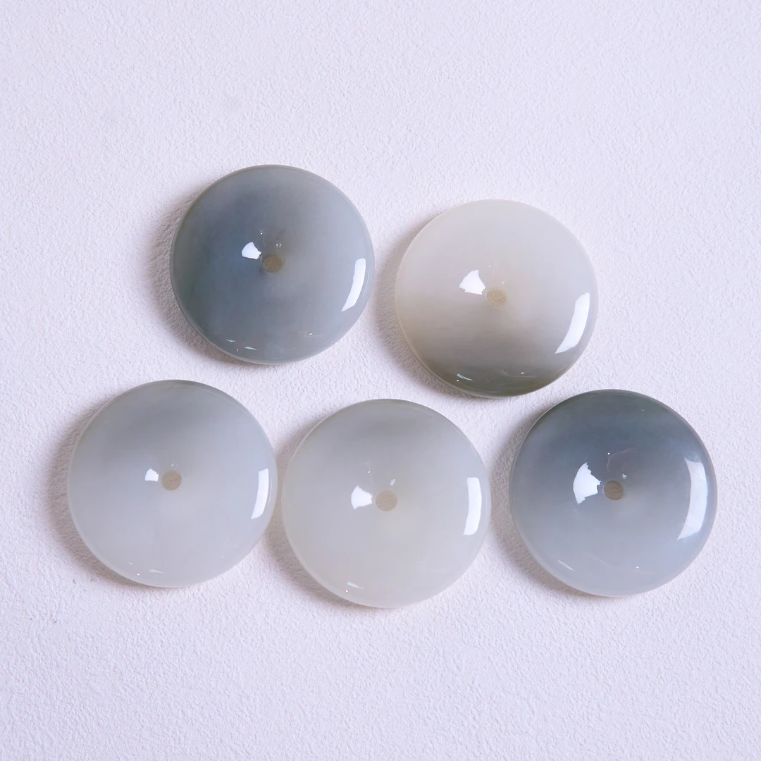 菲菲珠宝好*和田玉平安扣吊坠约50mm/多样性发一