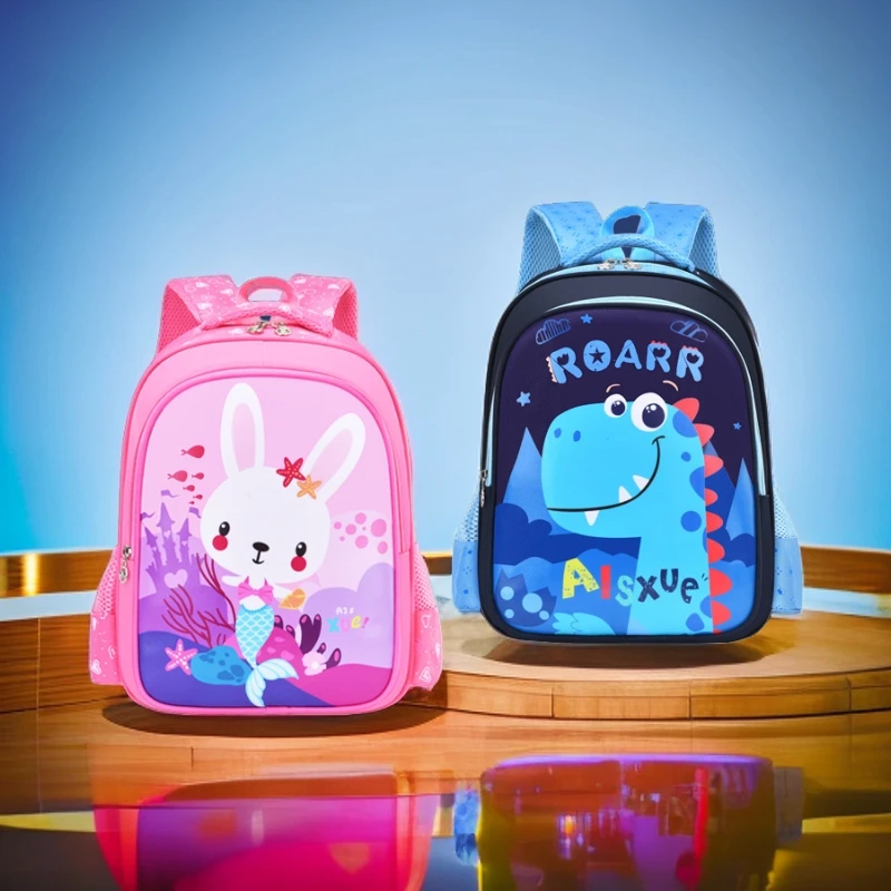 儿童书包1-3年级卡通可爱时尚减负轻便护脊小学生双肩背包书包