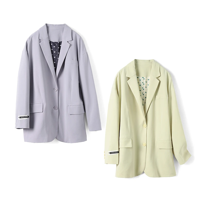 27032【尚系列】韩版宽松垂感西装外套SDC0027P1