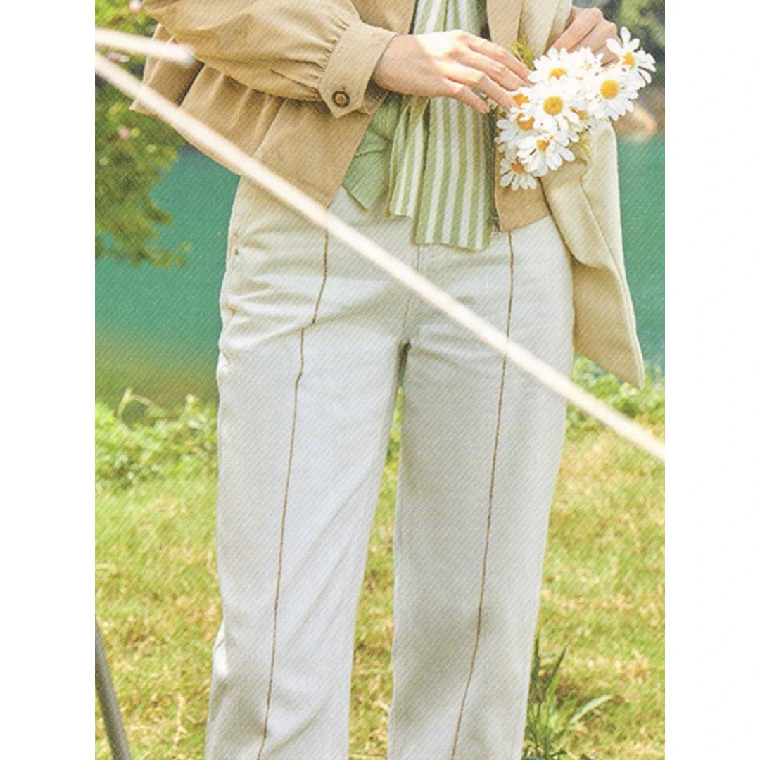 25313【韩系列】小众气质百搭牛仔裤311K8607