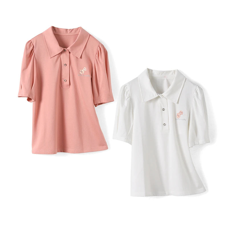 25051【H系列】宽松小翻领减龄衬衫223Z1321