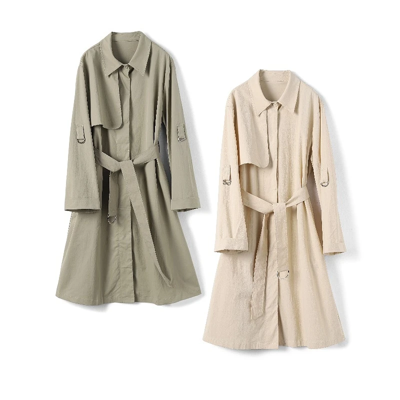 26843【朝系列】时尚气质显瘦风衣223D513