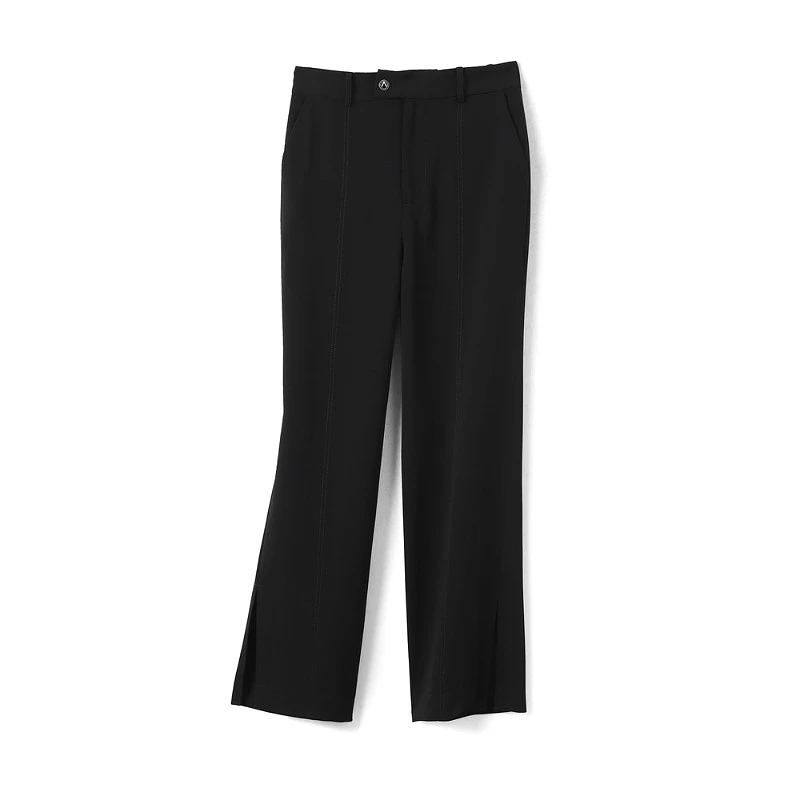 26717【然系列】黑色显瘦西装职场休闲裤231RDKZ030